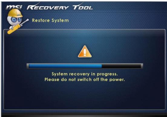 MSI WIND TOP AP2021-013XEU - Restauration du système - 4