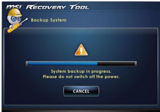 MSI WIND TOP AP2021-013XEU - Sauvegarde subséquente - 2