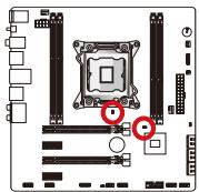 MSI X79MA-GD45 - Cavalier de démarrage de masse température : JCOLD1, JCOLD2 - 1
