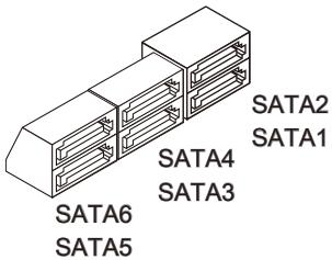 MSI X79MA-GD45 - SATA Anschluss: SATA1~6 - 2
