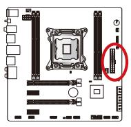 MSI X79MA-GD45 - ATX 24-pin Power Connector: JPWR1 - 1