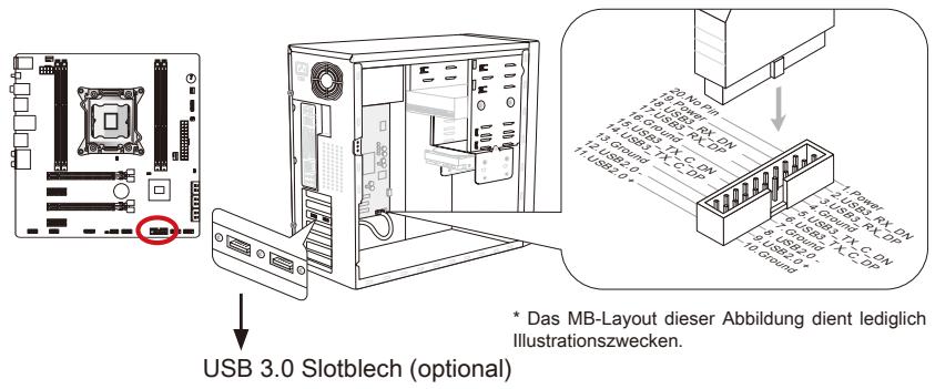 MSI X79MA-GD45 - USB 3.0 Erweiterungsanschluss: JUSB3 - 1