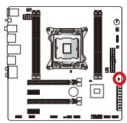 MSI X79MA-GD45 - Gehäusekontaktanschluss: JCI1 - 1