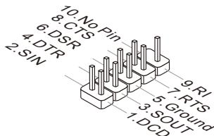 MSI X79MA-GD45 - Connecteur de port série : JCOM1 - 2