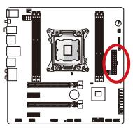 MSI X79MA-GD45 - Connecteur d'alimentation ATX 24-pin : JPWR1 - 1