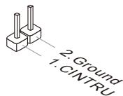MSI Z68A-GD55 (G3) - Connecteur chassis intrusion : JCI1 - 1