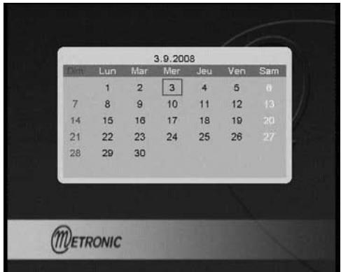 METRONIC CADRE PHOTO NUMERIQUE + TNT - A - Calendrier - 1