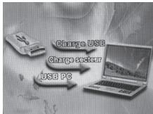 METRONIC CADRE PHOTO NUMERIQUE 35 - - Charger la batterie - 1