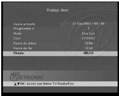 METRONIC TERMINAL NUMERIQUE ZAPBOX TWIN 2 - D - Programmation des enregistrements - 1