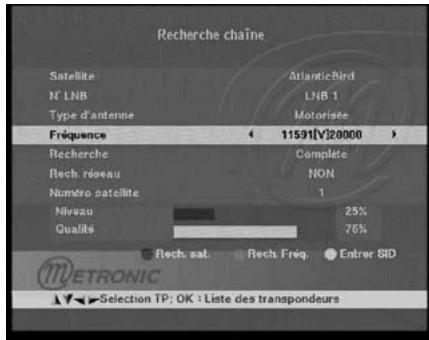 METRONIC TERMINAL NUMERIQUE ZAPBOX TWIN 2 - B - Recherche automatique des chaînes - 1