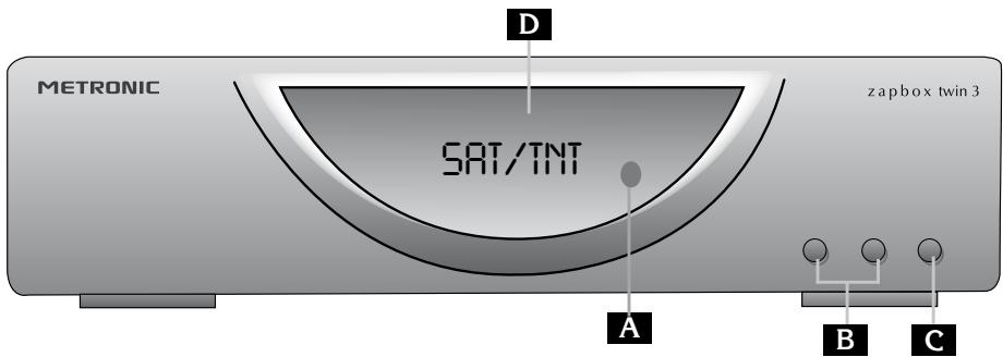 METRONIC TERMINAL NUMERIQUE ZAPBOX TWIN 3 - - Beschrijving van de adapter - 2