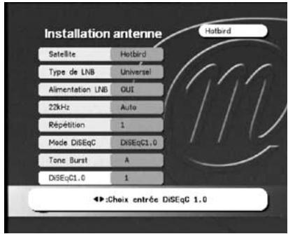 METRONIC TERMINAL NUMERIQUE ZAPBOX TWIN 3 - Installazione di un commutatore DiSEqC 1.0 - 1