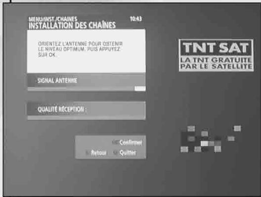 METRONIC TERMINAL POUR LOFFRE DE SERVICE TNTSAT - Attention : - 1