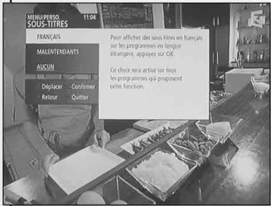 METRONIC TERMINAL POUR LOFFRE DE SERVICE TNTSAT - Sous-titres - 1