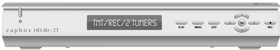 METRONIC ZAPBOX HD80 2T - Adaptateur numérique terrestre double tuner - 1