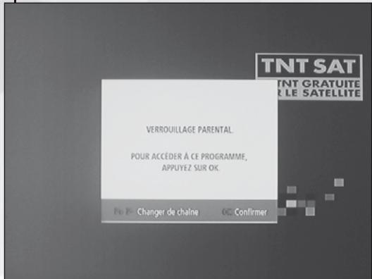 METRONIC TERMINAL DEDIE A LOFFRE DE SERVICE TNTSAT 441630 - Code de verrouillage parental - 1