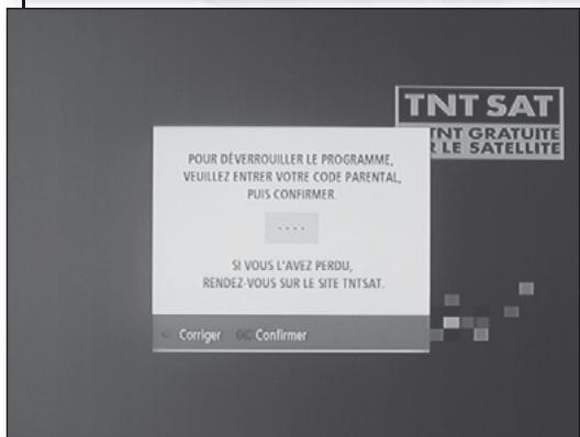 METRONIC TERMINAL DEDIE A LOFFRE DE SERVICE TNTSAT 441630 - Code de verrouillage parental - 2