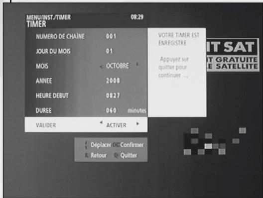 METRONIC TERMINAL DEDIE A LOFFRE DE SERVICE TNTSAT 441630 - Paramétrage du « réveil » du terminal - 1