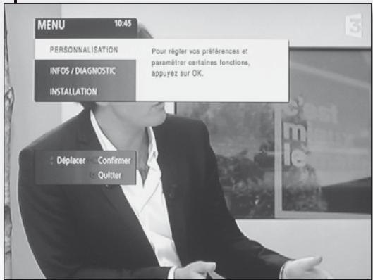 METRONIC TERMINAL DEDIE A LOFFRE DE SERVICE TNTSAT 441630 - Menu du terminal - 1