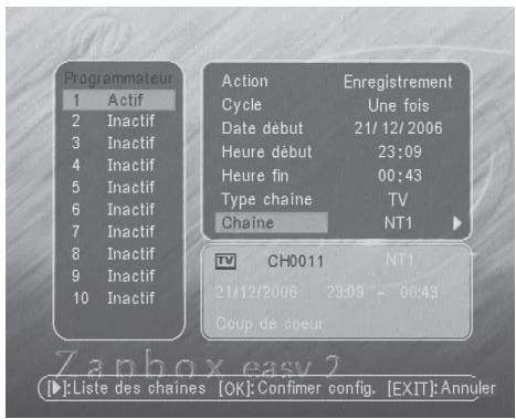 METRONIC ZAPBOX EASY 2 - Deux manières d'enregistrer : - 1