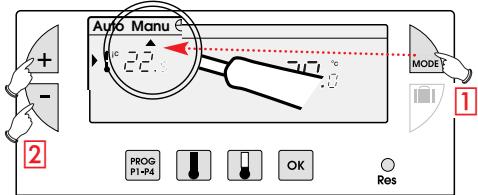 FLASH KIT THERMO DIGI 24 HF - Handgesteuerter Betriebsmodus (Manu) - 1