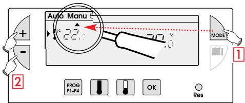 FLASH KIT THERMO DIGI 24 HF - Le mode manuel (Manu) - 1