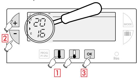 FLASH KIT THERMO DIGI 24 HF - Einstellung der Temperaturen - 1