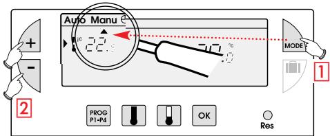 FLASH KIT THERMO DIGI 24 HF - Manual mode (Manu) - 1