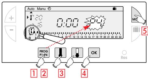 FLASH KIT THERMO DIGI 24 HF - Creating a P4 programme - 1