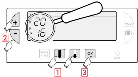 FLASH KIT THERMO DIGI 24 HF - Temperature setting - 1