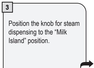 SAECO MILK ISLAND MKI001 - USING MILK ISLAND - 3