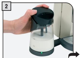 SAECO MILK ISLAND MKI001 - UTILISATION DU MILK ISLAND - 2