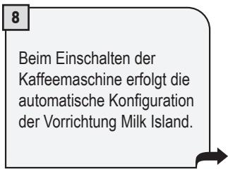 SAECO MILK ISLAND MKI001 - ANSCHLUSS DER VORRICHTUNG MILK ISLAND - 8