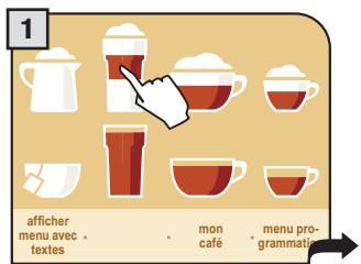 SAECO PRIMEA CAPPUCCINO TOUCH PLUS - LAIT noisette - 1