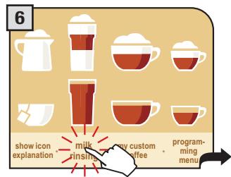 SAECO PRIMEA CAPPUCCINO TOUCH PLUS - LATTE MACCHIATO - 6