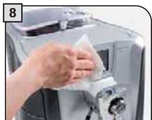 SAECO PRIMEA CAPPUCCINO TOUCH PLUS - GENERAL MACHINE CLEANING - 8