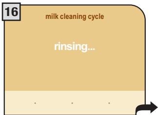 SAECO PRIMEA CAPPUCCINO TOUCH PLUS - MILK CIRCUIT WASH CYCLE - 16