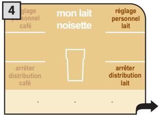 SAECO PRIMEA CAPPUCCINO TOUCH PLUS - Programmation des boissons à BASE de LAIT - 7