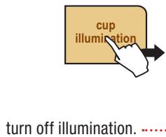SAECO PRIMEA CAPPUCCINO TOUCH PLUS - "CUP ILLUMINATION" MENU - 1