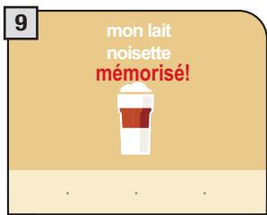 SAECO PRIMEA CAPPUCCINO TOUCH PLUS - Programmation des boissons à BASE de LAIT - 6