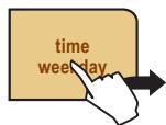 SAECO PRIMEA CAPPUCCINO TOUCH PLUS - Current time/day of the week - 1