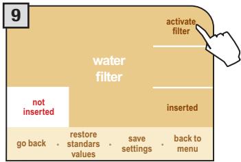 SAECO PRIMEA CAPPUCCINO TOUCH PLUS - «AQUA PRIMA» FILTER - 9