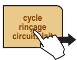 SAECO PRIMEA CAPPUCCINO TOUCH PLUS - CYCLE de rinçage circuits LAIT - 1