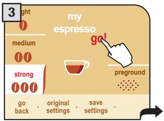 SAECO PRIMEA CAPPUCCINO TOUCH PLUS - ESPRESSO / COFFEE / LONG COFFEE PROGRAM - 3