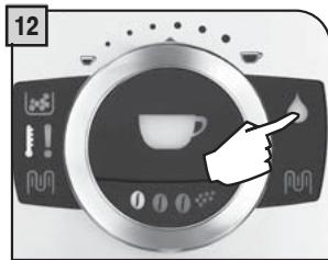 SAECO TALEA GIRO PLUS - STARTING THE MACHINE - MISE EN MARCHE DE LA MACHINE - 12