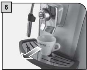 SAECO TALEA GIRO PLUS - DISTRIBUTION DE LA BOISSON AVEC DU CAFÉ PRÉMOULU - 5
