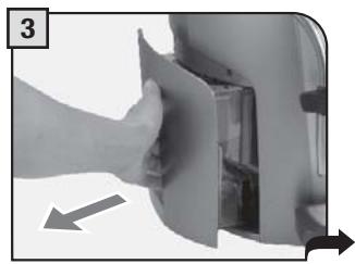 SAECO TALEA GIRO PLUS - STARTING THE MACHINE - MISE EN MARCHE DE LA MACHINE - 3
