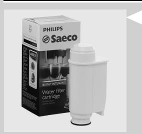 SAECO XSMALL HD8745 - INSTALLATION DU FILTRE À EAU « INTENZA+ » (EN OPTION) - 1