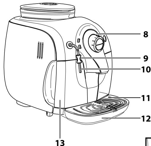 SAECO XSMALL HD8745 - Vue d'ensemble du produit - 3