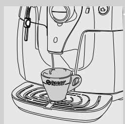 SAECO XSMALL HD8745 - Réglage de la longueur du café dans la tasse - 1